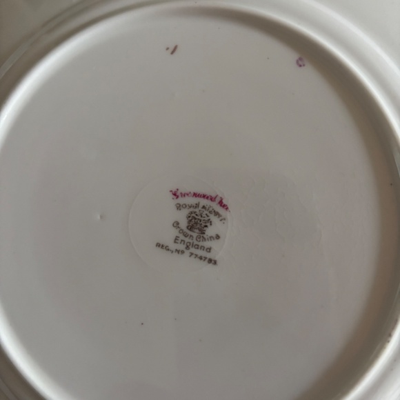 Two Vintage Royal Albert Greenwood Tree Salad Plates - Picture 2 of 2